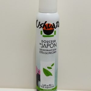 USHUAÏA DÉODORANT SPRAY AU LAIT DE RIZ ET THÉ JAPONAIS 200ML