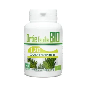Ortie Feuille – 400 mg – 120 comprimés – GPH