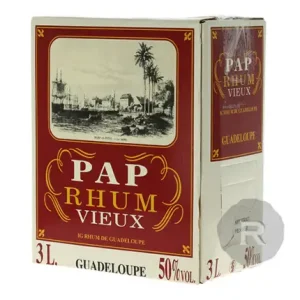 PAP – Rhum vieux – Cubi – 3L – 50°