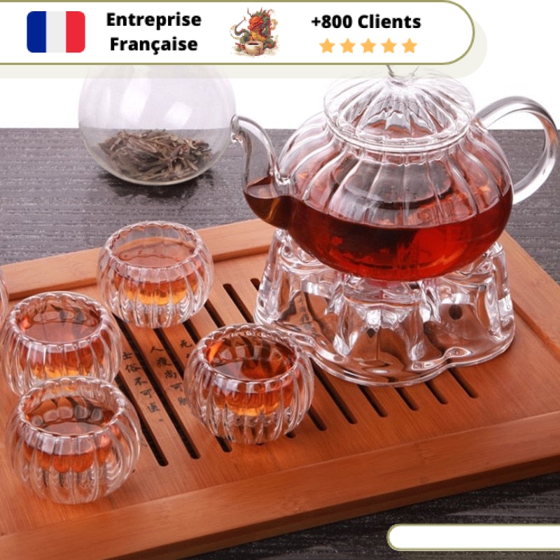 Théière en Verre Style Anglais 600ml – Image 7