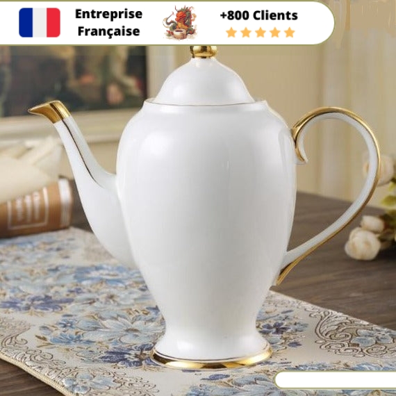 Théière en Porcelaine Grand Format 1350ml – Image 8
