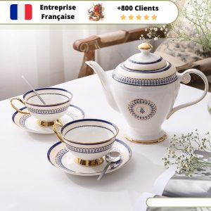 Service à Thé Anglais Porcelaine 1,1L