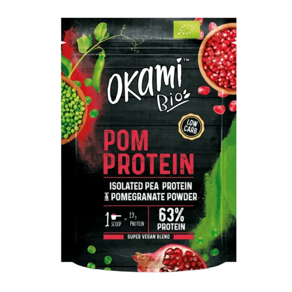 Protéine de pois à la grenade – 500g – Okami