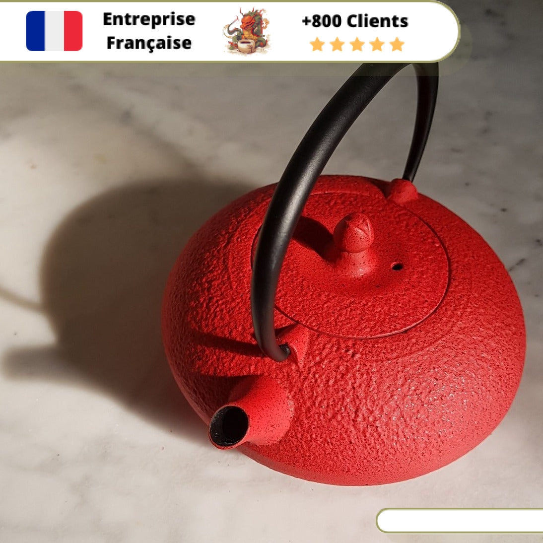 Théière en Fonte Individuelle Wazuqu Shibo 350ml – Image 5