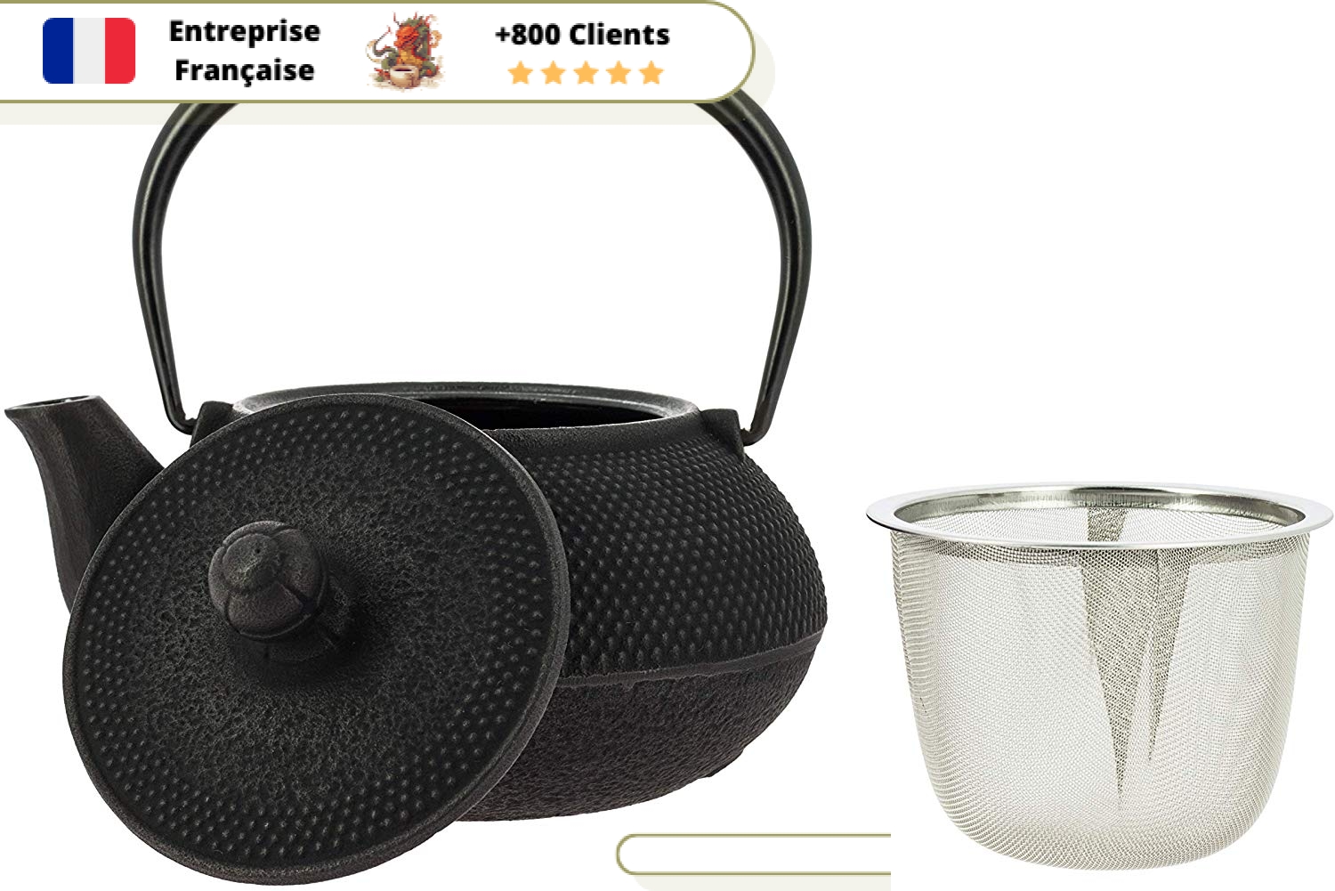 Théière en Fonte Iwachu Arare 600ml – Image 5