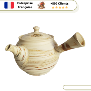 Théière Japonaise Terres Mélées Tokoname 350ml