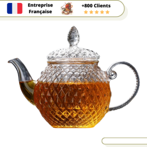 Théière en Verre Haut de Gamme 300ml