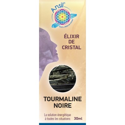 Tourmaline noire – Elixir de cristal – Ansil