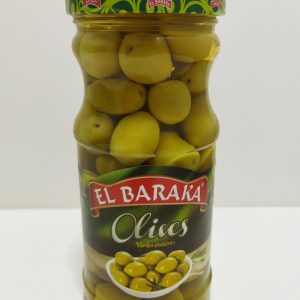OLIVES VERTES ENTIÈRES 340G AL BARAKA