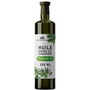 Huile vierge de chanvre française Bio – 250 ml