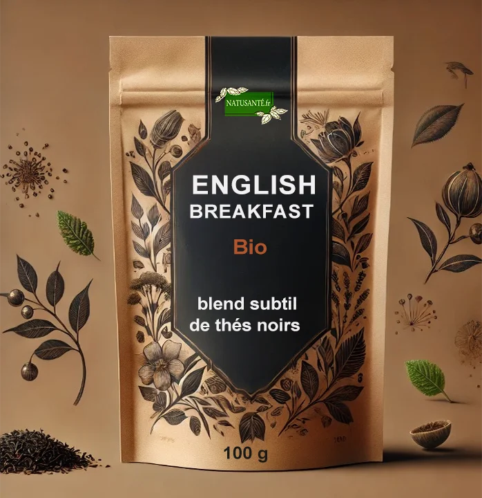 Thé noir English Breakfast Bio – 100 g
